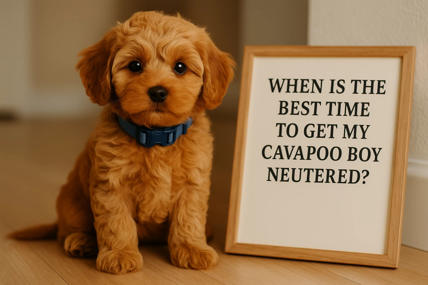 When Is the Best Time to Get My Cavapoo Boy Neutered
